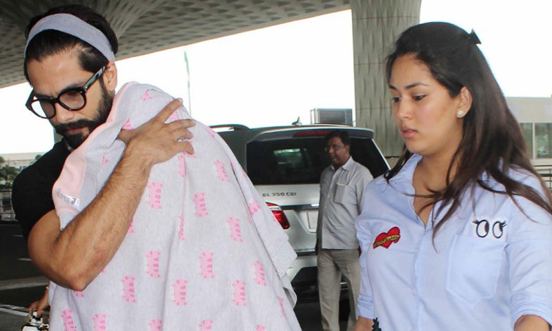 شاہد کپور&nbsp; نے اپنی بیٹی کی ایک اور تصویر سوشل میڈیا پر جاری کردی