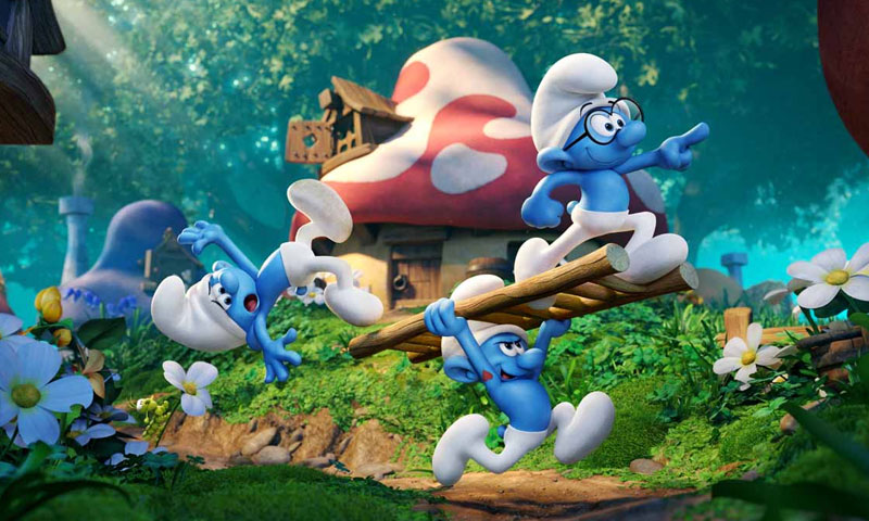 اینی میٹڈ فلم'اسمرفس دی لوسٹ ویلیج'ریلیز کیلئے پیش کردی گئی