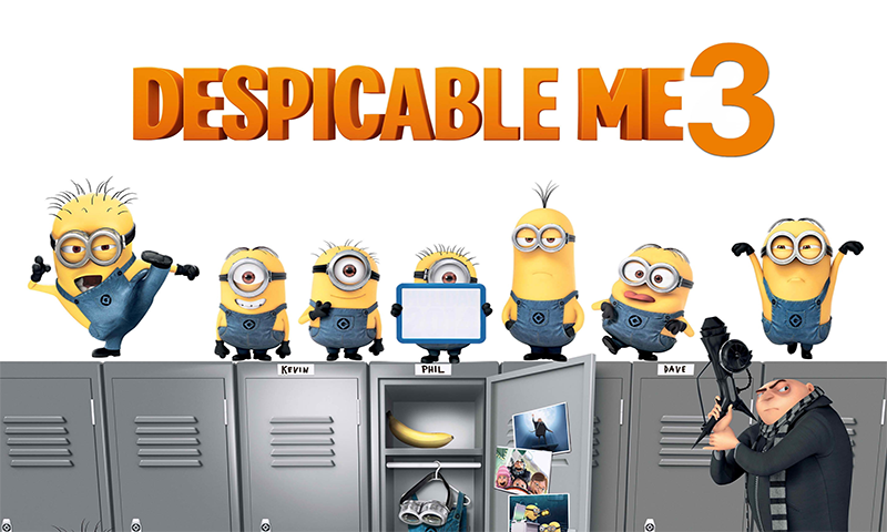 اینی میٹڈ فلم 'despicable me3' کا نیا ٹریلر جاری