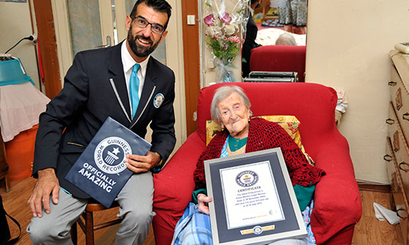 دنیا کی معمر ترین خاتون نے بتادیا وہ بلا ناغہ روز کیا کھاتی تھیں