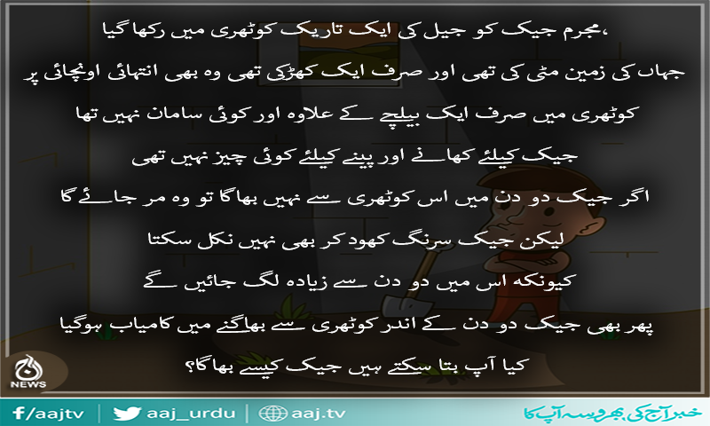 اس پہیلی کو صرف ایک ذہین انسان ہی سلجھا سکتا ہے