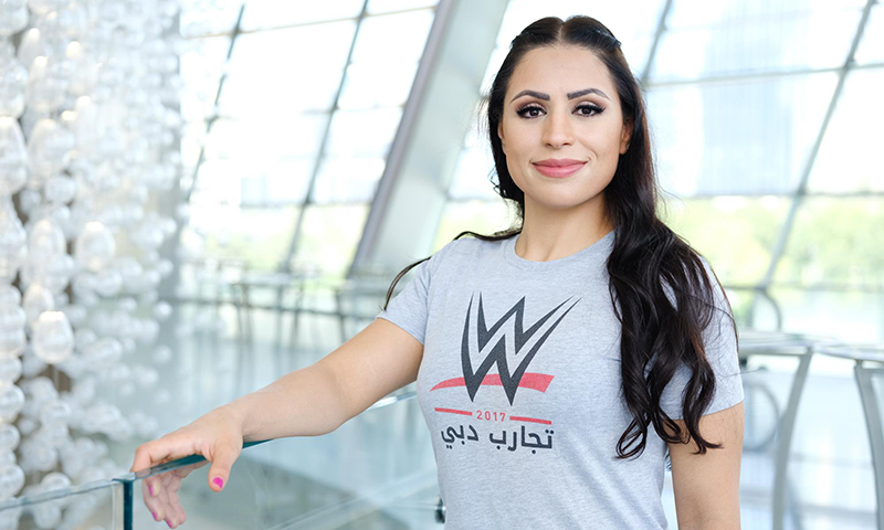 ڈبلیو ڈبلیو ای میں پہلی بارعرب خاتون ریسلرکی انٹری