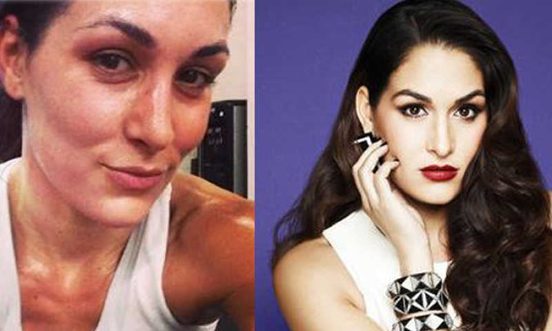 ڈبلیو ڈبلیو ای ڈیواز کی میک اپ سے پہلے اور بعد کی ان دیکھی تصاویر