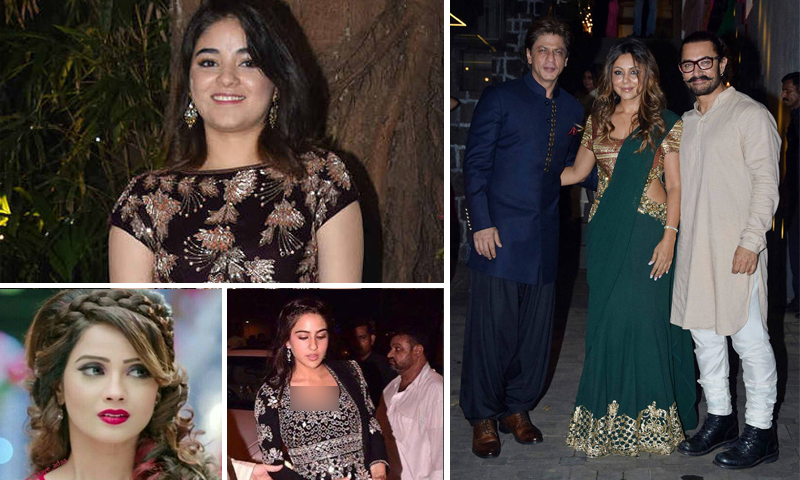 مسلمان ہونے کے باوجود دیوالی منانے والے 10 بولی وڈ اداکار