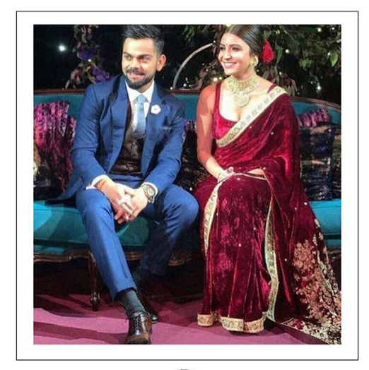 کوہلی اور انوشکا کی شادی کی تصاویر وائرل