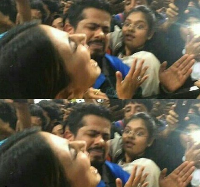 بگ باس 11: شلپا شندے کے مداح نے حنا خان کے بال کھینچ دیئے