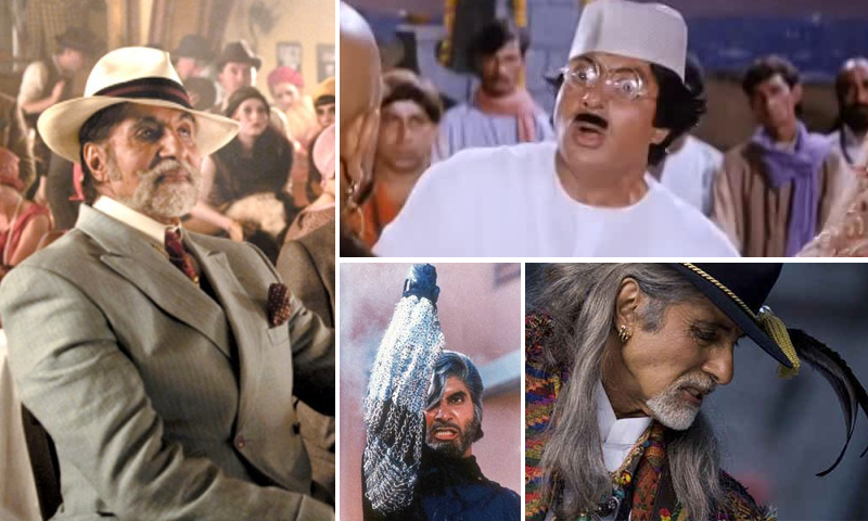 بولی وڈ کے شہنشاہ امیتابھ بچن کے 15 اوتار