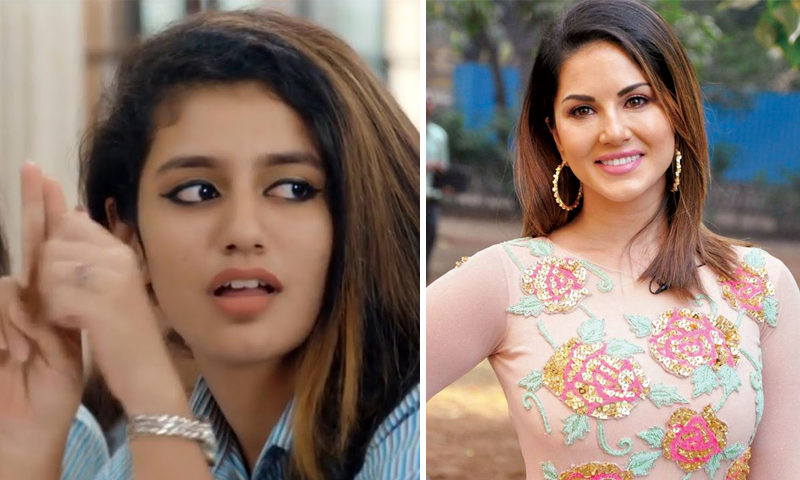 پریا پرکاش، سنی لیونی سے زیادہ سرچ کی جانے والی اداکارہ بن گئیں