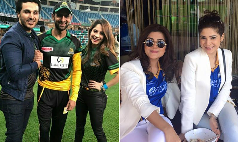 پی ایس ایل تھری: کونسی مشہور شخصیت کس ٹیم کو سپورٹ کررہی ہے؟