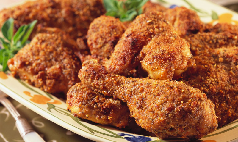 آج کی ریسیپی : فرائیڈ چکن لیگز