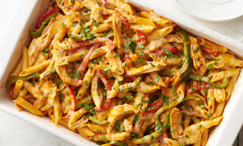 آج کی ریسیپی : اسپیشل چکن فجیتا پاستا