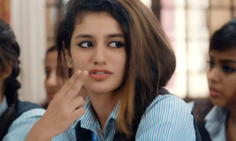 سوشل میڈیا اسٹار پریا پرکاش کی ایک اور ویڈیو وائرل