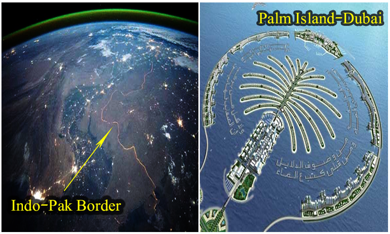خلاء سے نظر آنے والے زمینی عجوبے