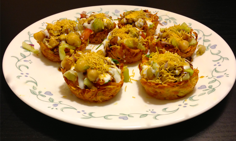 آج کی ریسیپی : مزیدار چٹ پٹی کٹوری چاٹ