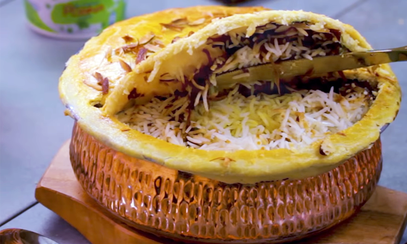 آج کی ریسیپی : چکن اینڈ ویجیٹیبل دم بریانی