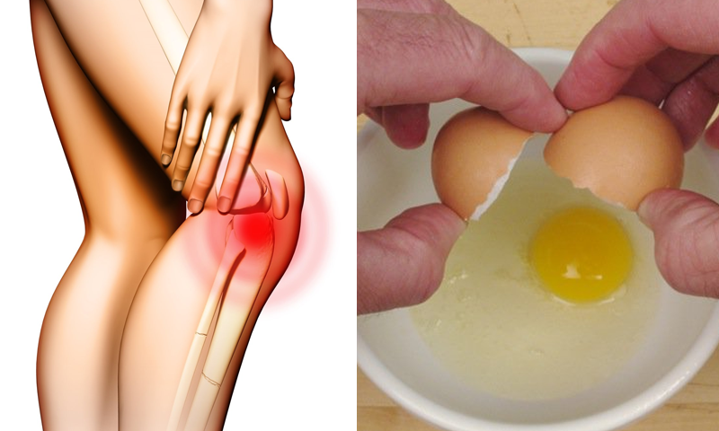 صرف دو انڈے اپنی ٹانگوں اور گھٹنوں پر لگائیں اور پھر دیکھیں۔۔۔