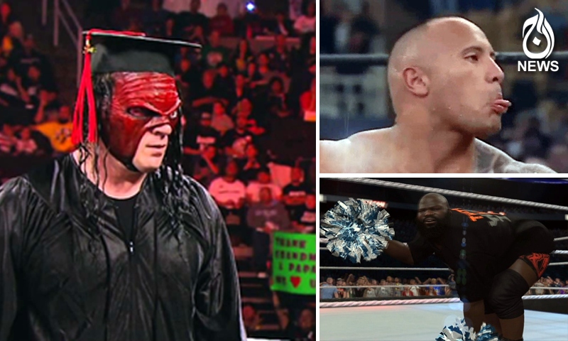 ڈبلیو ڈبلیو ای کے مزاحیہ ترین لمحات