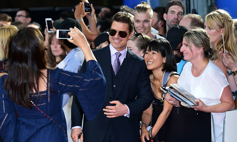 مشن امپاسبل فال آؤٹ کے پریمیئر کی رنگارنگ تقریب