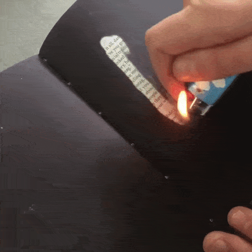 جلا کر پڑھی جانے والی انوکھی کتاب