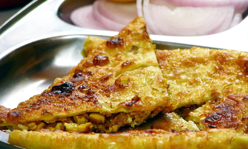 آج کی ریسیپی : اسپیشل قیمہ بھرے پراٹھے