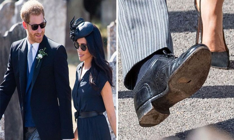 برطانوی شہزادے کے جوتے میں سوراخ، لیکن کیوں؟