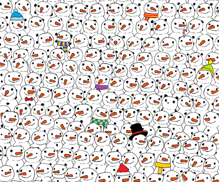 تصویر میں پانڈا تلاش کرکے دکھائیں ۔ ۔ ۔ ؟