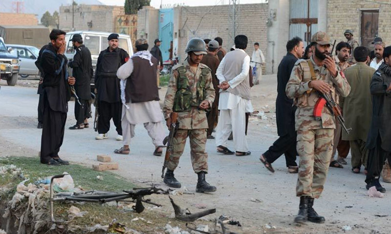 تربت میں سیکیورٹی فورسز کی کارروائی ،5 دہشت گرد ہلاک