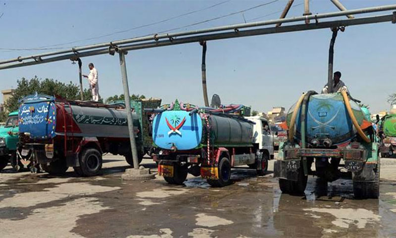 سندھ ہائی کورٹ کا کراچی سے ٹینکر مافیا کے فوری خاتمے کا حکم