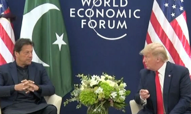 وزیر اعظم عمران خان اور امریکی صدر ٹرمپ میں ملاقات