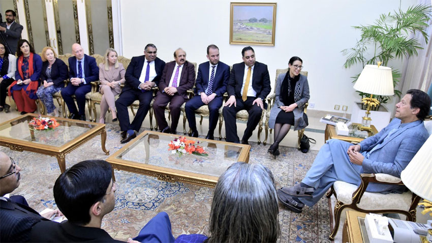 وزیر اعظم کی برطانوی پارلیمنٹ کے وفد سے ملاقات