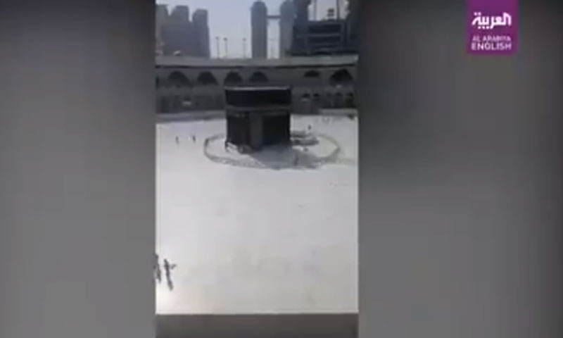 سعودی عرب: کورونا وائرس، مطاف  اور کچھ حصے عارضی طور پر بند،صفائی واسپرے جاری