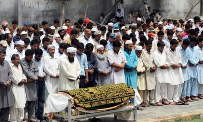 سانحہ گولیمار، ایک ہی خاندان کے جاں بحق چار افراد کی نماز جنازہ