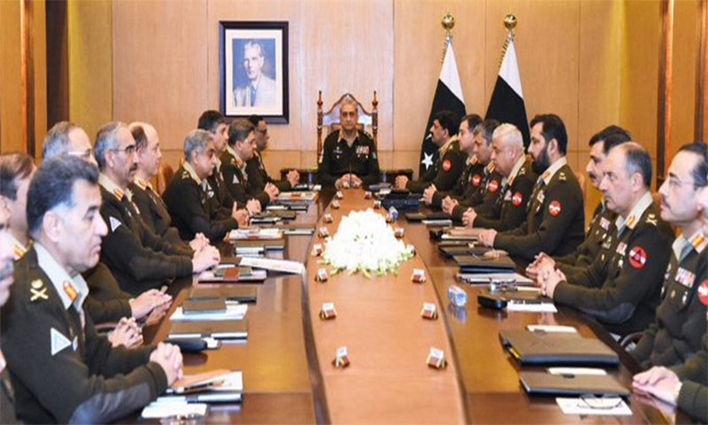 کور کمانڈرز کانفرنس: وروناکی وبا کی روک تھام کےلئےقومی سطح پراقدامات کی ہدایت