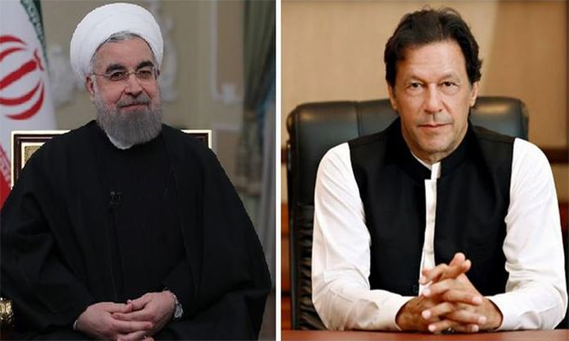 وزیر اعظم عمران خان اور ایرانی صدر کے دوران ٹیلیفونک رابطہ