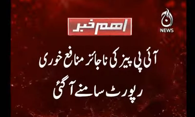 آئی پی پیز کی ناجائز منافع خوری، رپورٹ سامنے آگئی