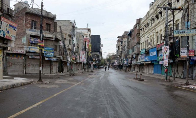 کورونا وائرس سے بچاؤ کیلئے پنجاب بھر میں جزوی لاک ڈاؤن