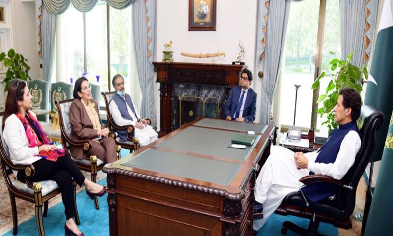 وزیراعظم عمران خان اوریورپی یونین کی سفیر کے درمیان ملاقات