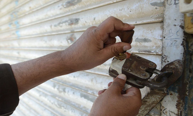 حکومتی احکامات کی خلاف وزری: دکانیں، مارکیٹس اور صنعتیں سیل